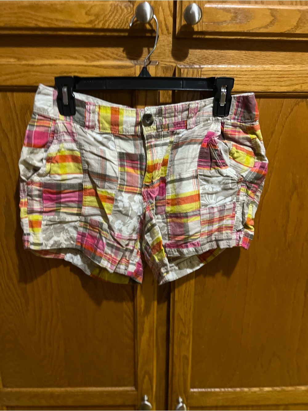 Old Navy Patchwork Plaid Shorts